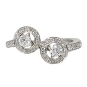 Natural VS Diamond 14kt White Gold Ladies Ring
