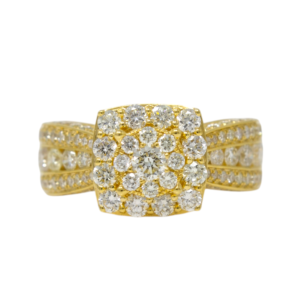Natural VS Diamond 14kt Yellow Gold Ladies Ring