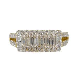 Natural Diamond 14kt Yellow Gold Ladies Ring