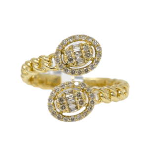 Natural VS Diamond 14kt Yellow Gold Ladies Ring