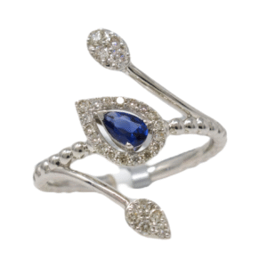 Natural VS Diamond 14kt White Gold Ladies Ring