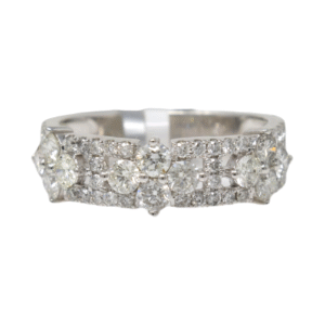 Natural VS Diamond 14kt White Gold Ladies Ring