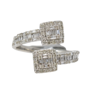Natural VS Diamond 14kt White Gold Ladies Ring