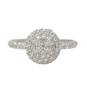 Natural Diamond 14kt White Gold Ring