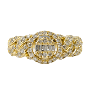 Natural VS Diamond 14kt Yellow Gold Ladies Ring