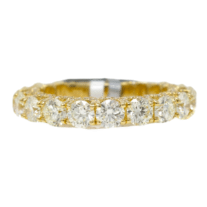 Natural VS Diamond 14kt Yellow Gold Ladies Band