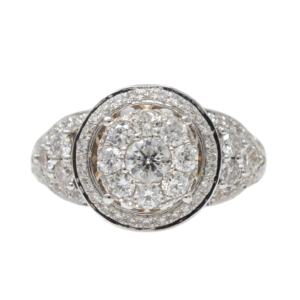 Natural Diamond 14kt Rose Gold Ladies Ring