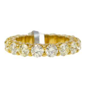 Natural VS Diamond 14kt Yellow Gold Ladies Infinity Band