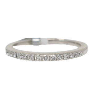 Natural VS Diamond 14kt White Gold Ladies Band