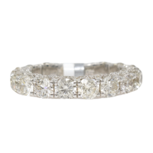 Natural VS Diamond 14kt White Gold Ladies Band