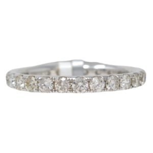 Natural VS Diamond 14kt White Gold Ladies Band